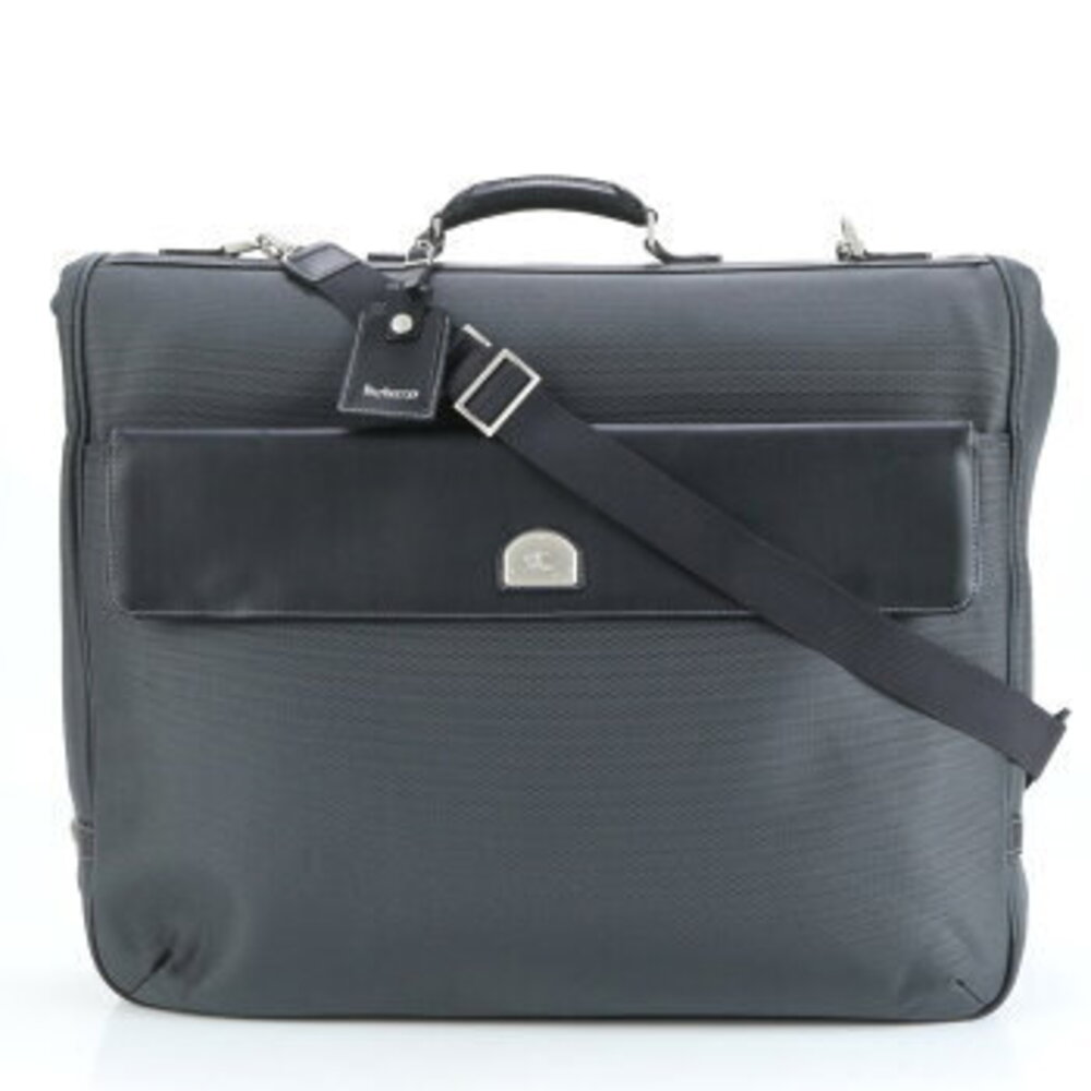 Burberry leather garment suitcase Crossbody Bag business travel